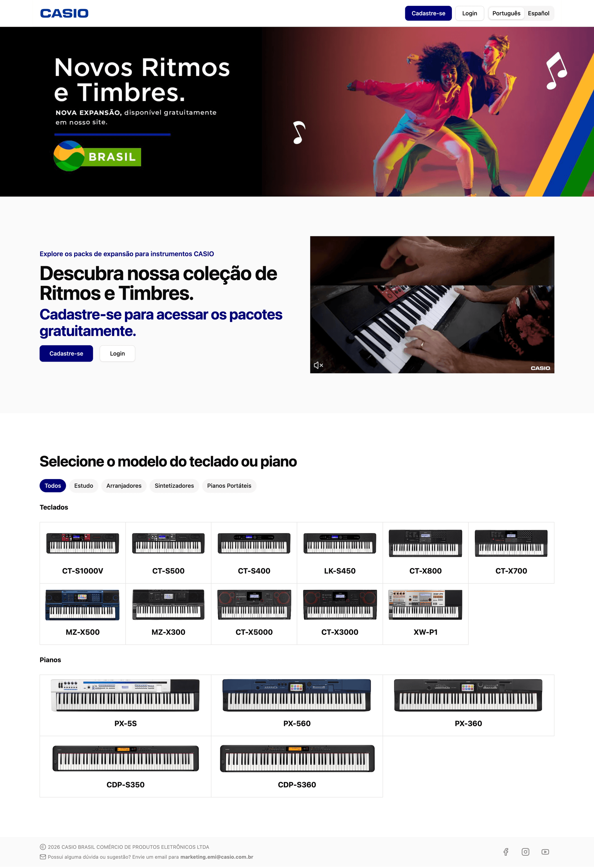 CASIO Ritmos & Timbres